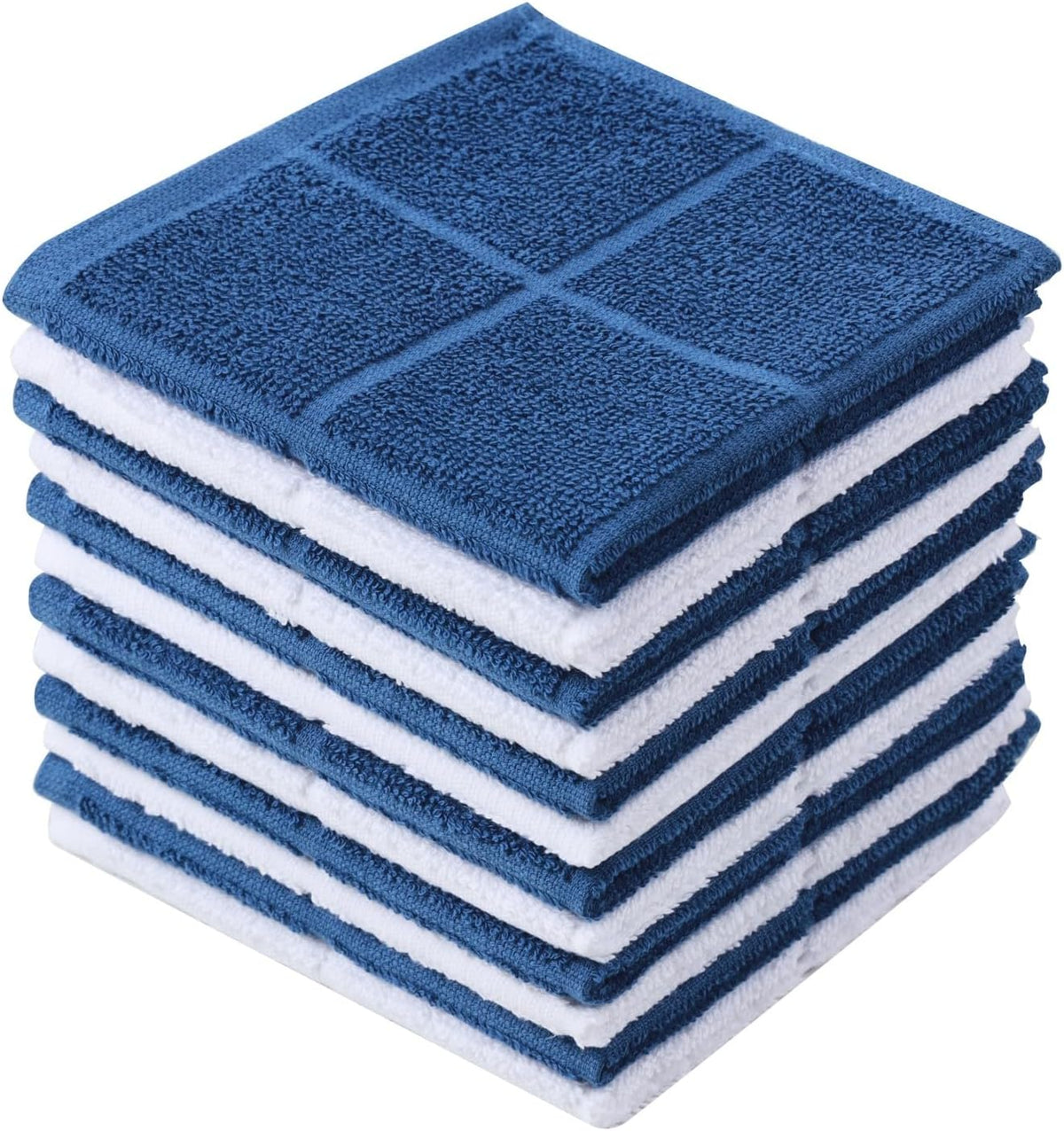 Glynniss Dishcloths Kitchen Highly Absorbent Dish Rags 100% Cotton Dish Cloths for Washing Dishes