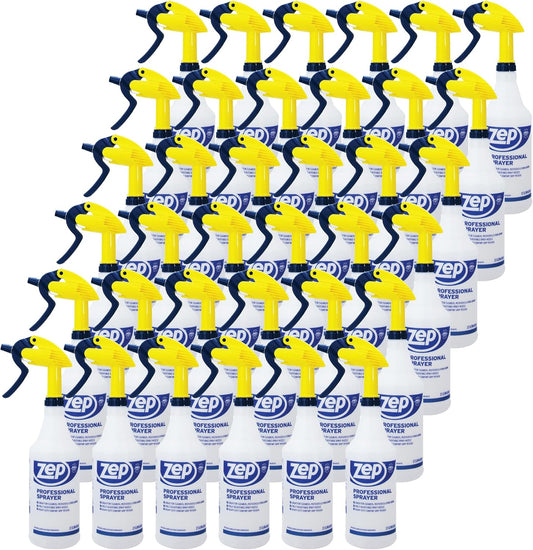 Zep Professional Sprayer Bottle - 32 oz (Case of 36) - HDPRO36 - Versatile Adjustable Nozzle, With