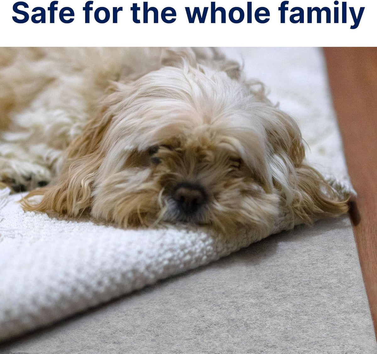 RUGPADUSA - Eco-Plush - 11'x14' - 3/8" Thick - 100% Felt - Extra Cushioned Rug Pad - Available in 3