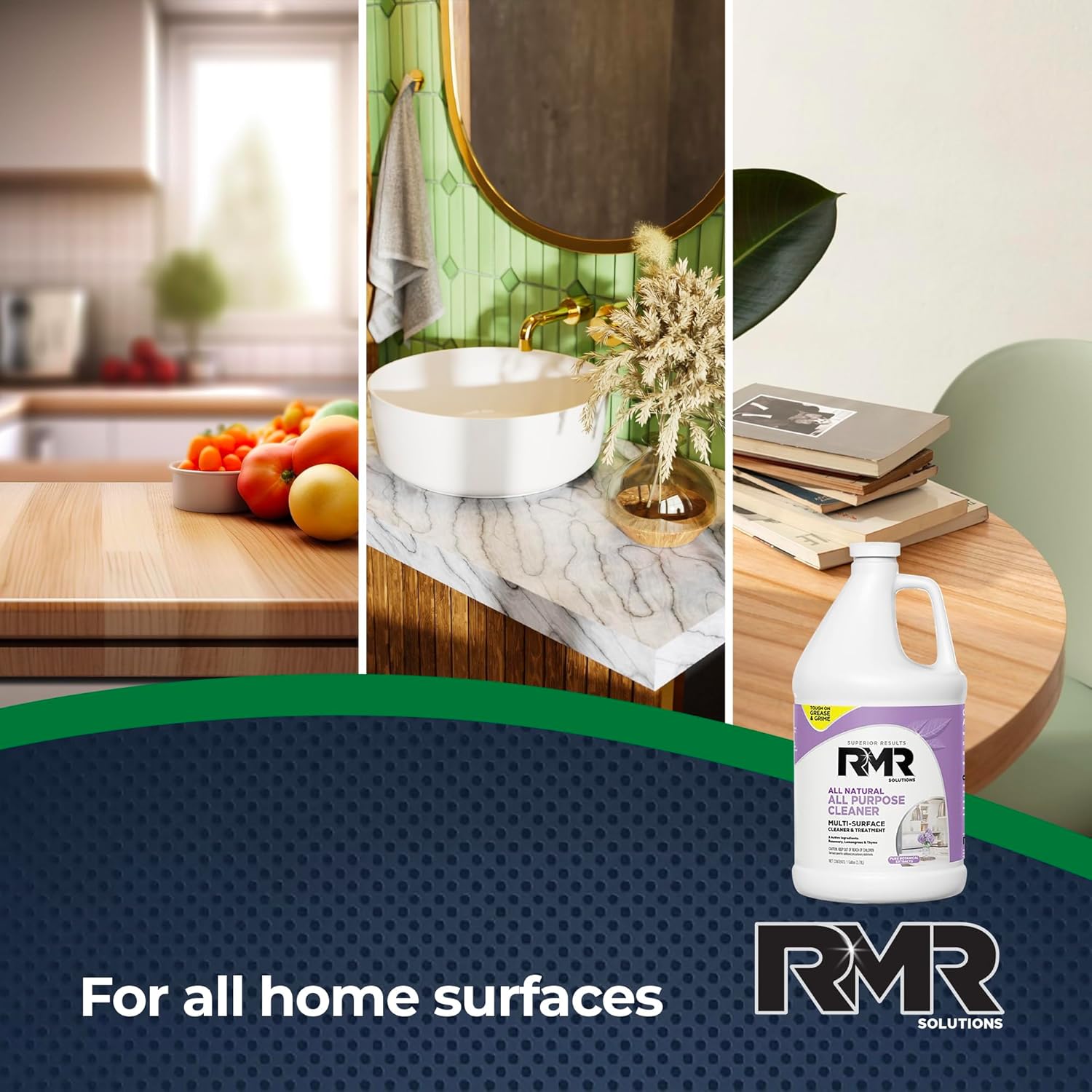 RMR All Natural All-Purpose Cleaner - Non-Toxic, Rinse-Free Multipurpose Cleaning Supplies