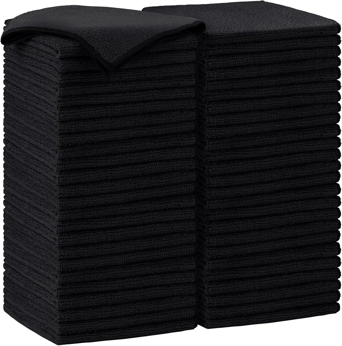AIDEA Microfiber Cleaning Cloth-50PK, Soft Microfiber Towels for Cars, Absorbent Cleaning Rags