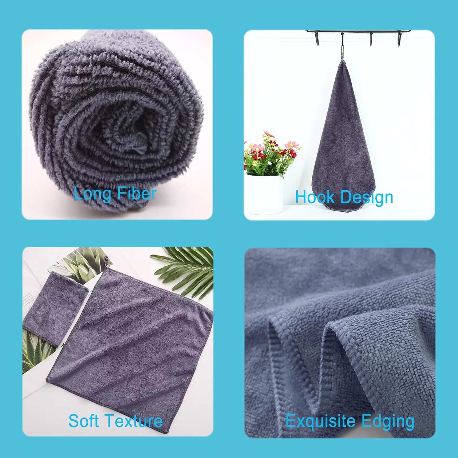 Microfiber Cleaning Cloth Ultra Absorbent & Soft Micro Fiber Cloth for Cleaning for House Kitchen