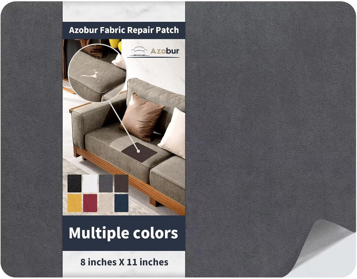 Azobur Velvet Repair Patch,Self-Adhesive Rectangular Flannel Fabric Patch,Multicolor Available Anti
