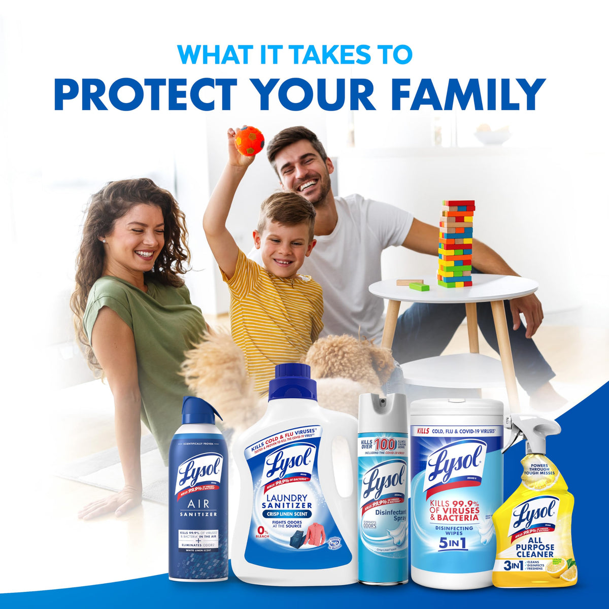 Lysol Disinfecting Wipes, Multi-Surface Cleaner, Crisp Linen, 80 ct.