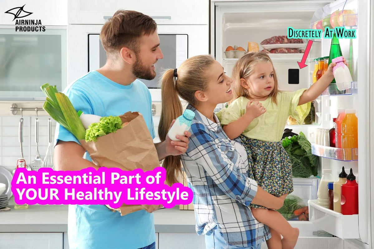 Fridge Deodorizer - Natural Refrigerator Deodorizer Odor Eliminator - Beats Baking Soda and Bamboo