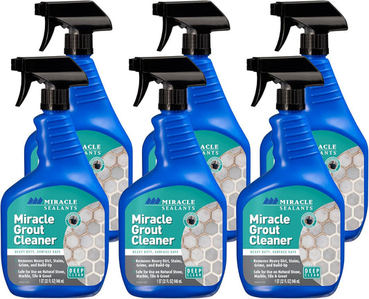 Miracle Sealants Heavy Duty Miracle Grout Cleaner Spray for Natural Stone, Marble, Tile & Grout