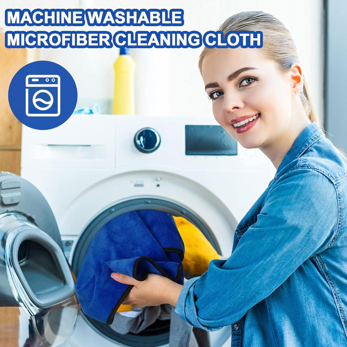 Tallew 40 Pcs Microfiber Towels 16 Inch x 16 Inch Microfiber Cloth Car Drying Towels for Cars