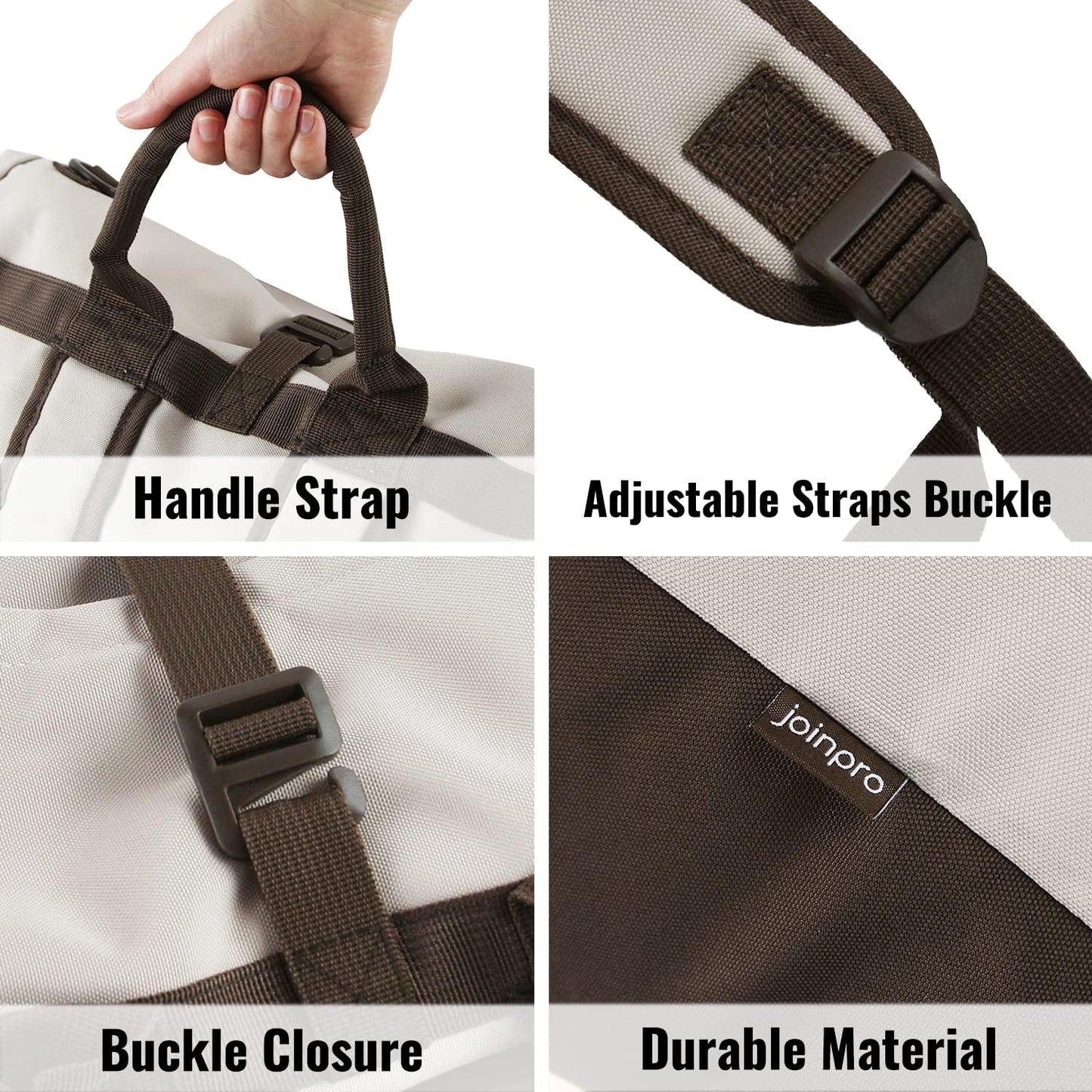 Laundry Bag Backpack, 125L Extra Large Travel Laundry Bags with Shoulder Straps, Adjustable &