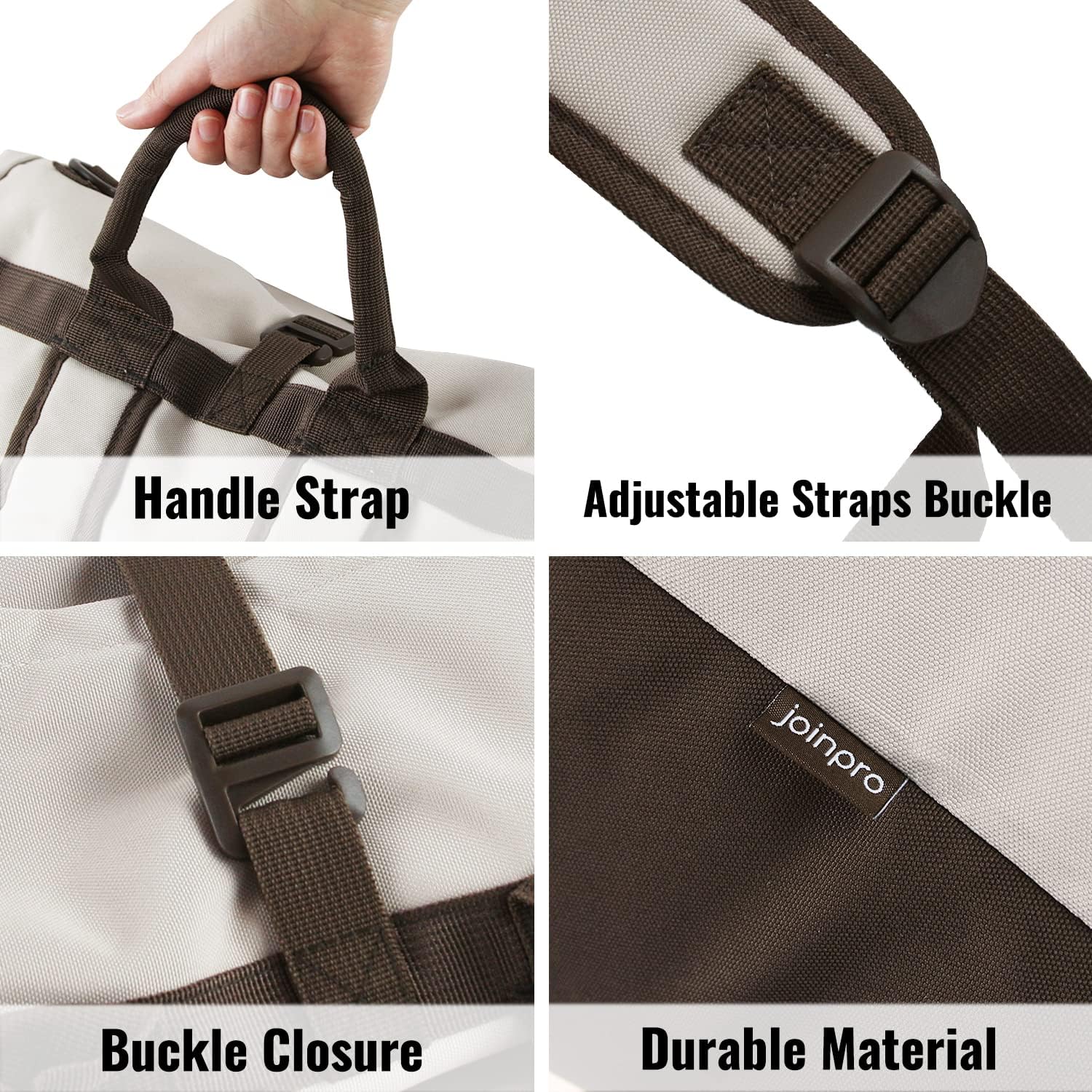 Laundry Bag Backpack, 125L Extra Large Travel Laundry Bags with Shoulder Straps, Adjustable &