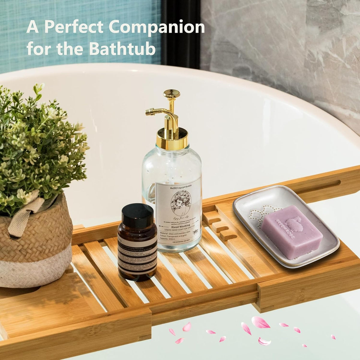 Gomakren Soap Dish for Shower, Ceramic Soap Dishes for Bar Soap Sponge, Shower Soap Holder Saver