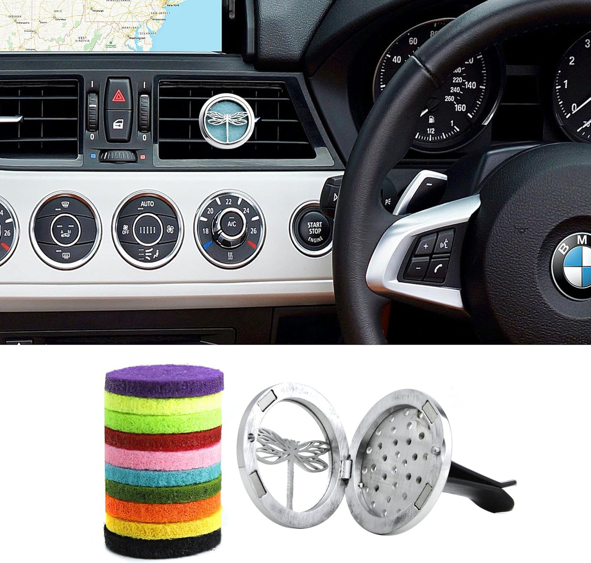 Car Diffuser Vent Clip 30mm Aromatherapy Essential Oil Automotive Diffuser Air Fresheners Vent