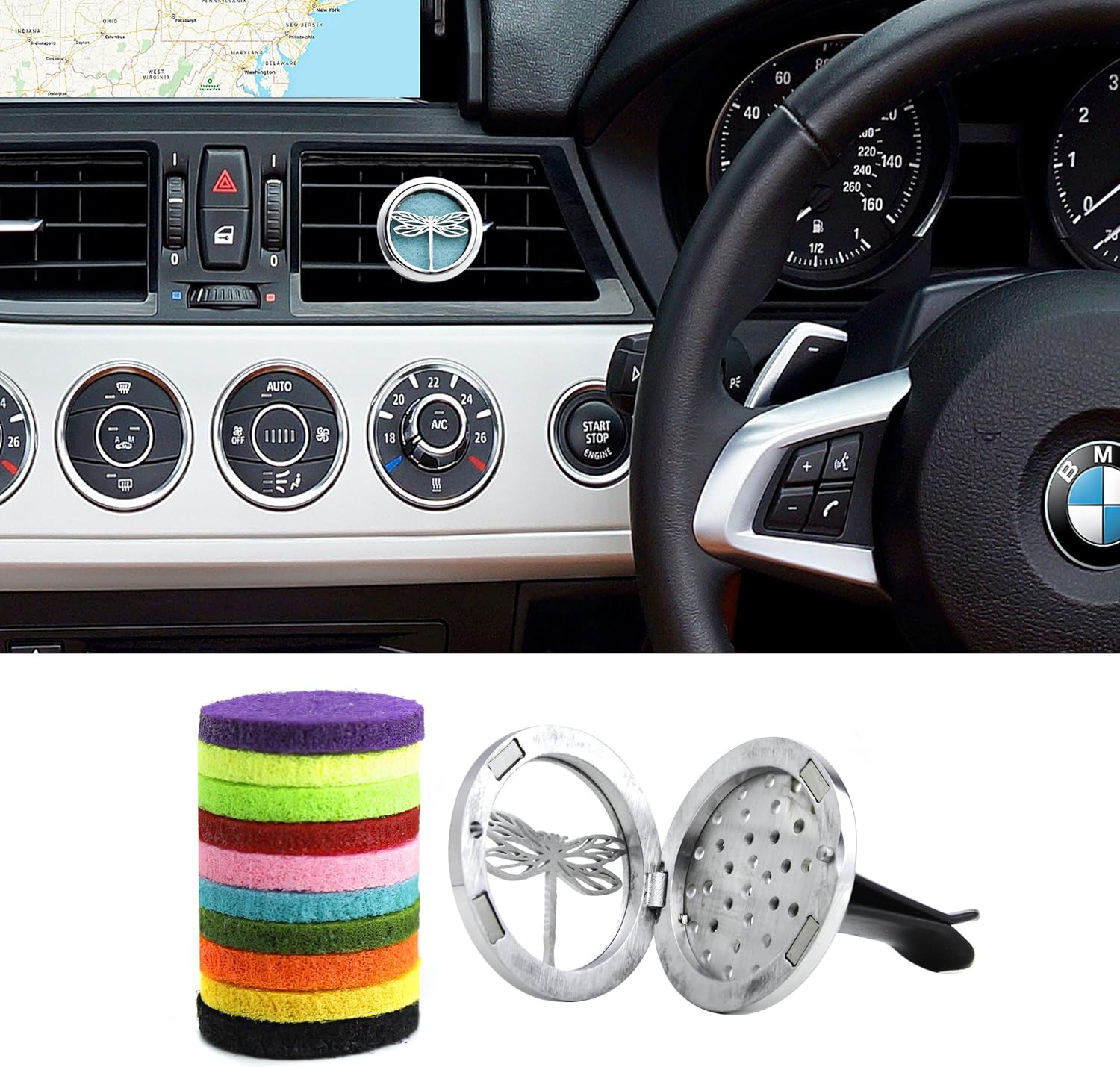 Car Diffuser Vent Clip 30mm Aromatherapy Essential Oil Automotive Diffuser Air Fresheners Vent