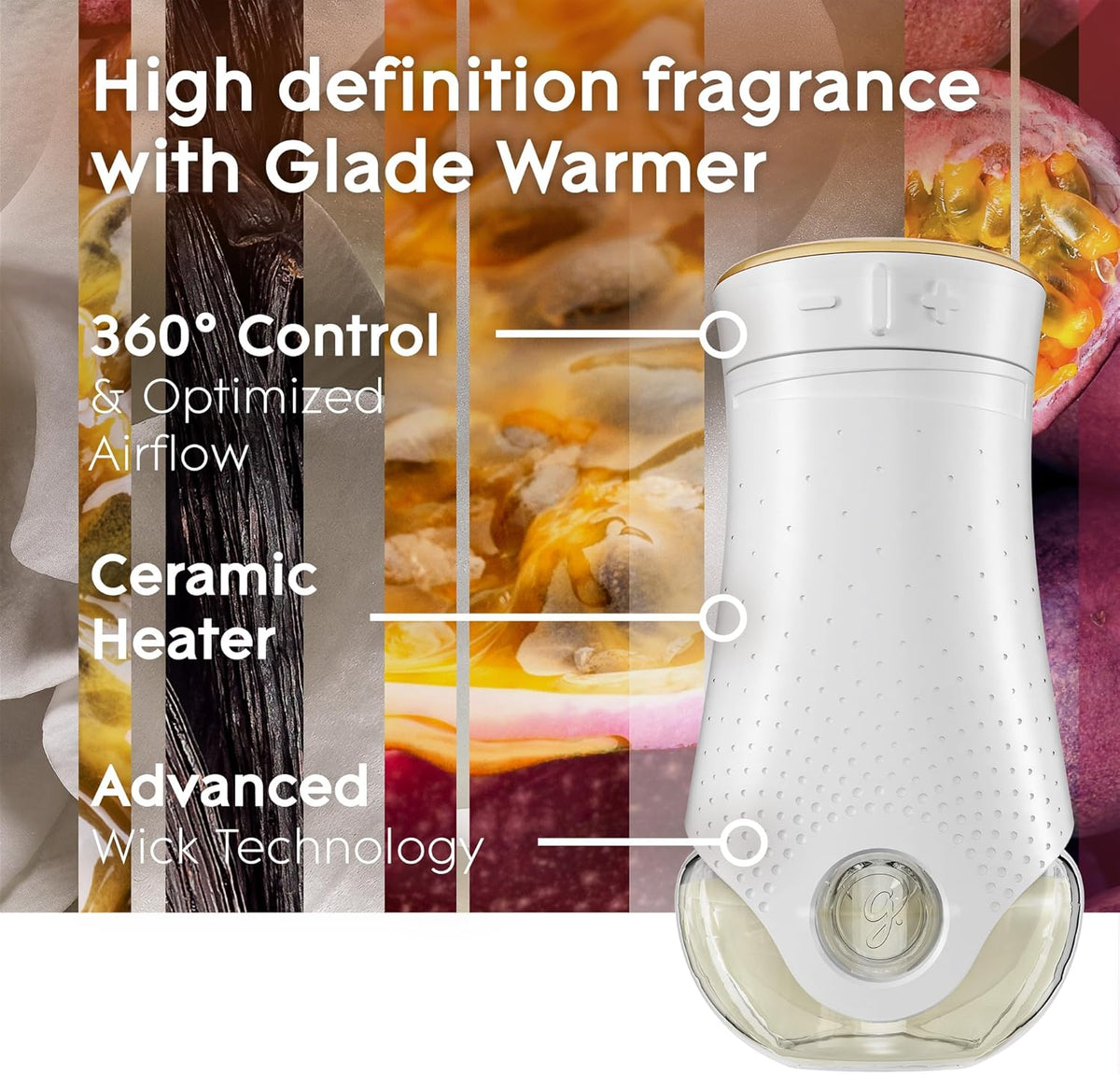 Glade PlugIns Refills Air Freshener, Vanilla Passion Fruit, Scented and Essential Oils for Home and