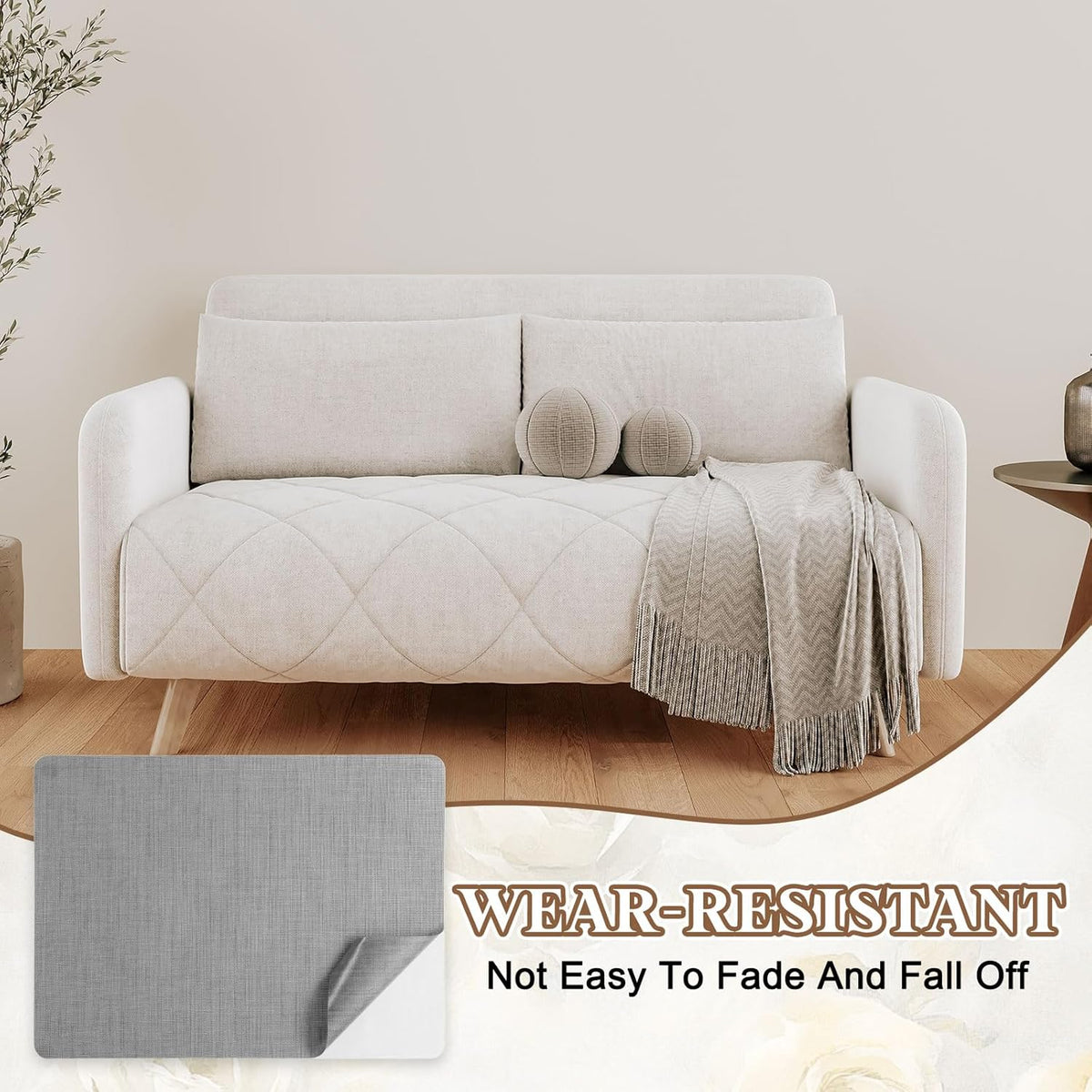 PATIKIL Linen Repair Patch, 8 x 11 Inch Self-Adhesive Linen Fabric Repair Patches for Sofa Couch