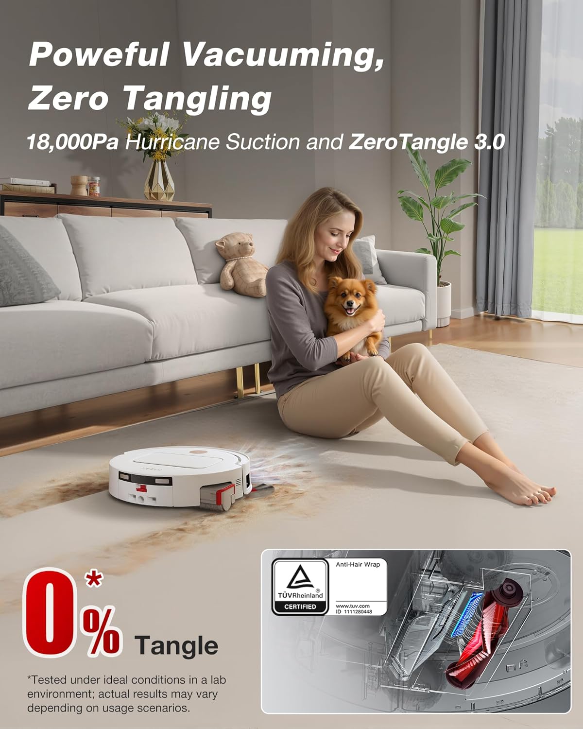 Yeedi M14 Plus Robot Vacuum and Mop with All-in-One Station, 18000Pa, OZMO Roller Instant