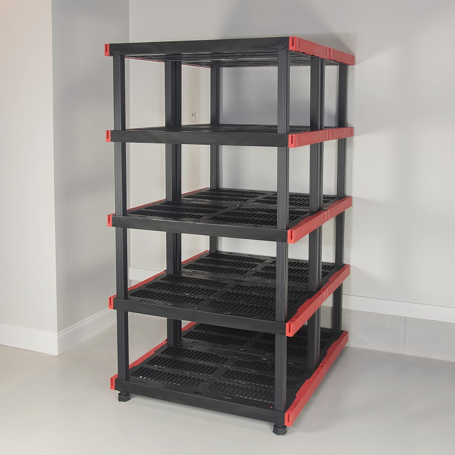 CX Craftsman, 5-Tier Highly Durable Storage Rack, 200lbs/shelf, (72.3”H x 40”W x 24”D)