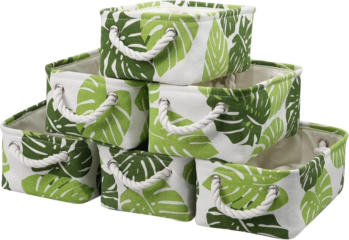 Storage Cubes, Storage Bins Baskets for Organizing 6 Pack for Organizing Toys, Clothes, Closet