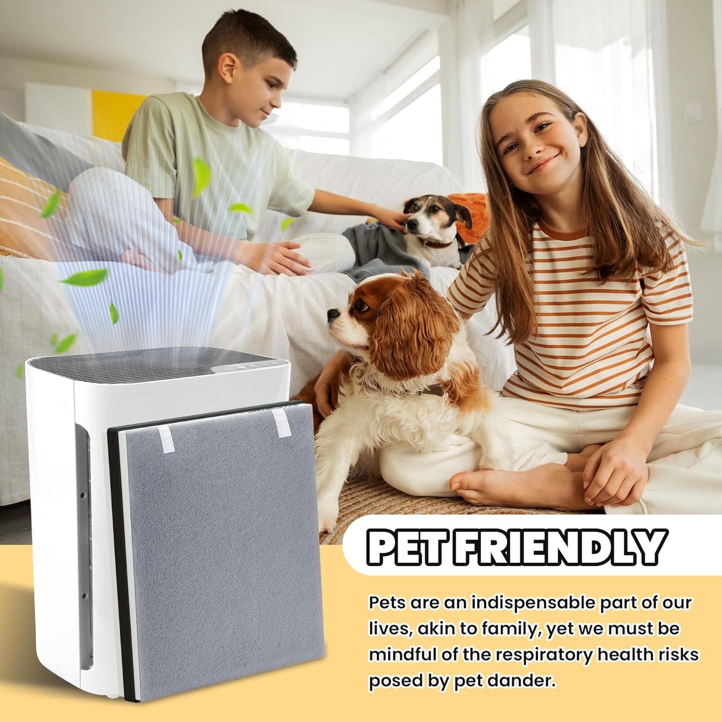 Vital 100 Replacement Filter for LEVOIT Air Purifier, 3-in-1 Pre, H13 High-Efficiency Activated