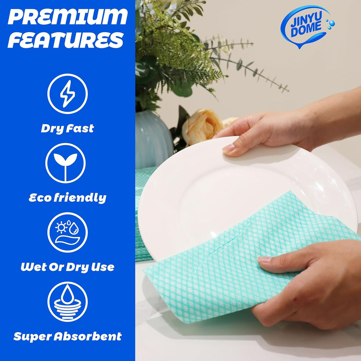 Reusable Kitchen Cleaning Cloths Dish Towels Dish Cloth Handi Wipe Reusable Cloths for Kitchen
