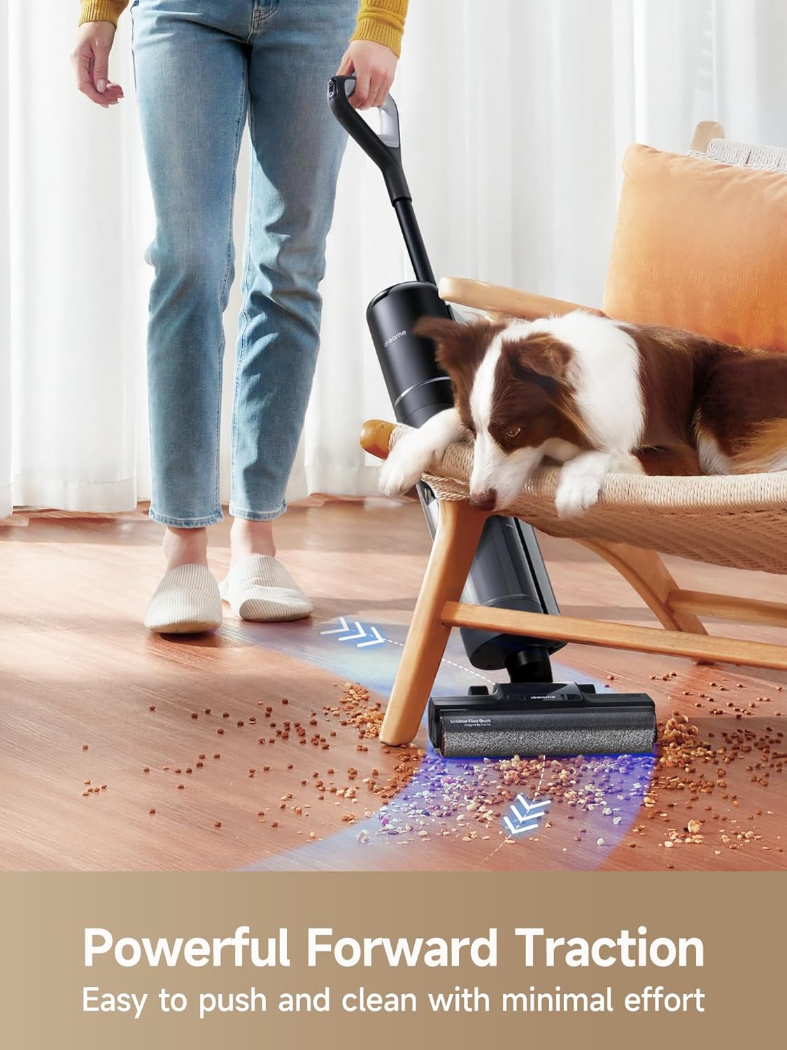 DREAME H12 PRO Vacuum Mop, Wet Dry Vacuum Cleaner for Hard Floor, Vacuum and Mop at The Same Time