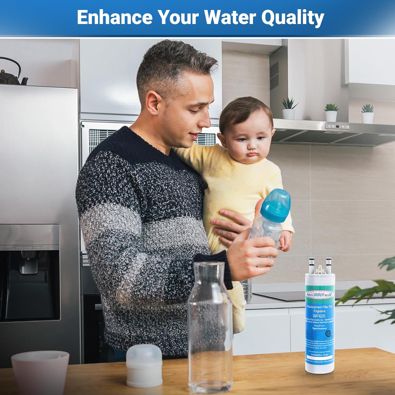 Aqua Fresh Replacement for WF3CB, PureSource 3, 706465, 242086201, 242086203, 242294501, 242069601