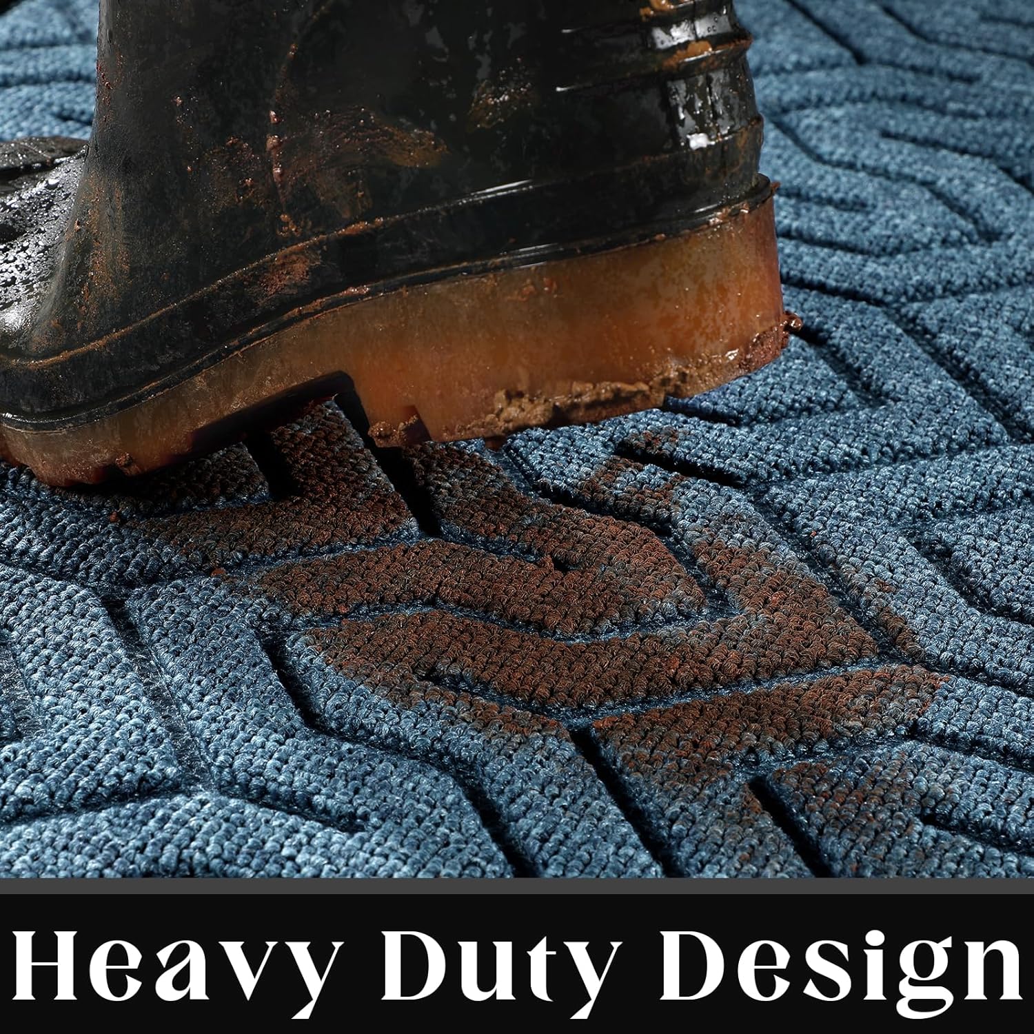 Yimobra Extra Large Door Mat Outside Entrance 60x32, Waterproof Heavy Duty Outdoor Mats for Front