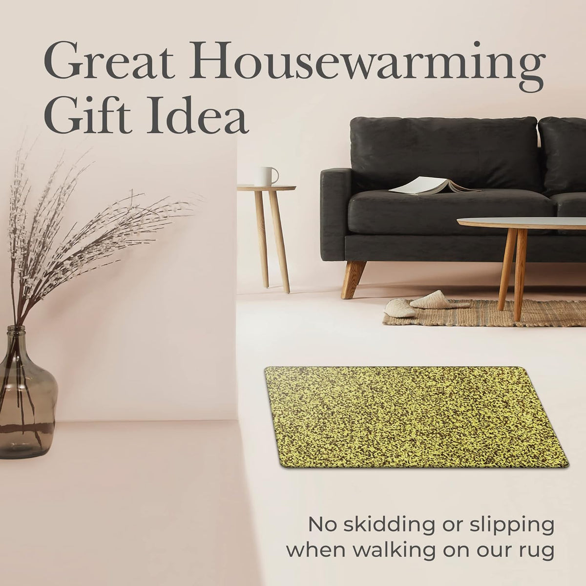 Premium Microfiber Indoor Door Mat – 20"x30" Washable Entry Mat, Non-Slip, Waterproof Backing