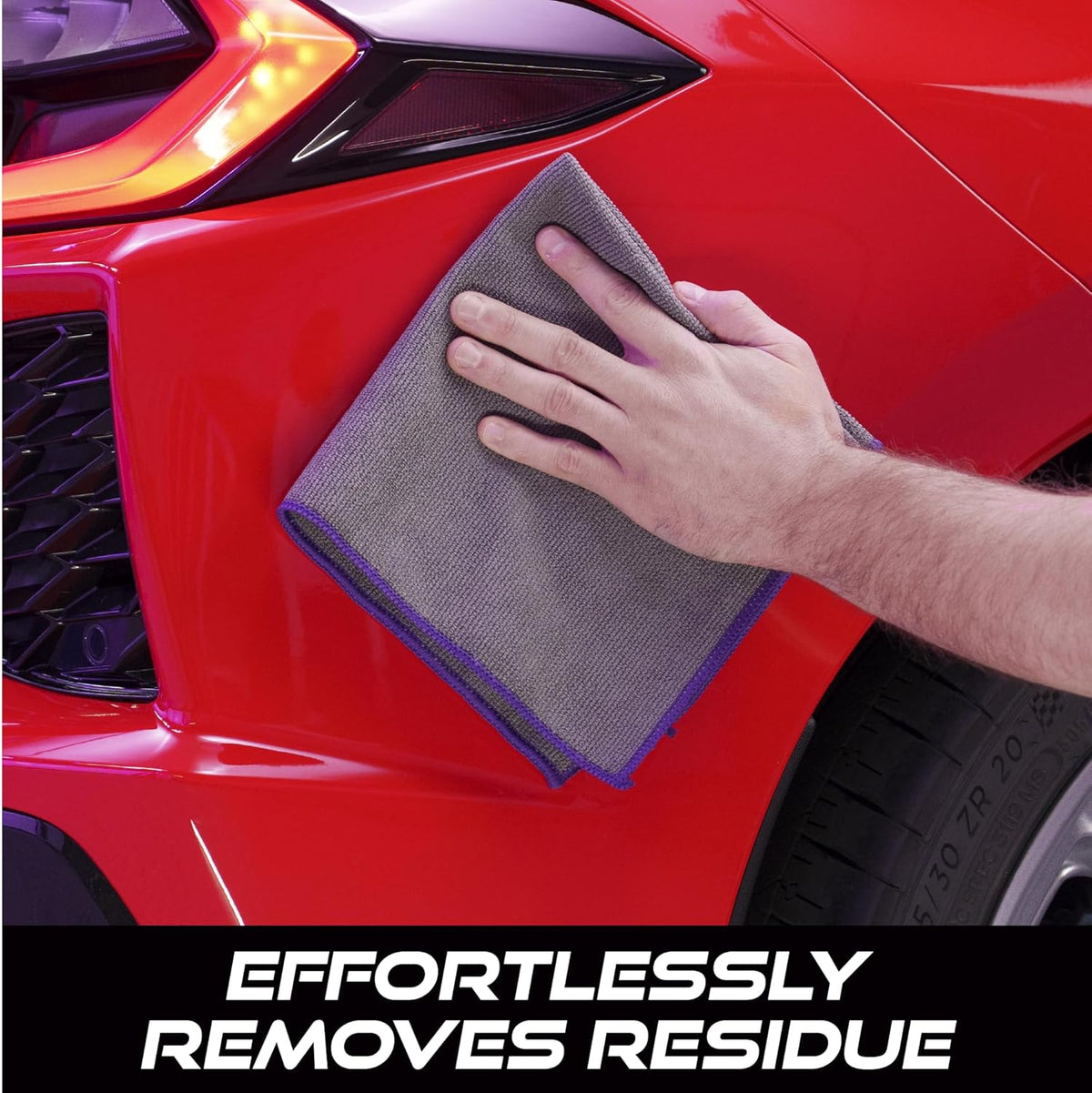 VIKING Microfiber Cleaning Cloth for Car Detailing Kit, Polishing Towels, Car Wax Removal Cloths
