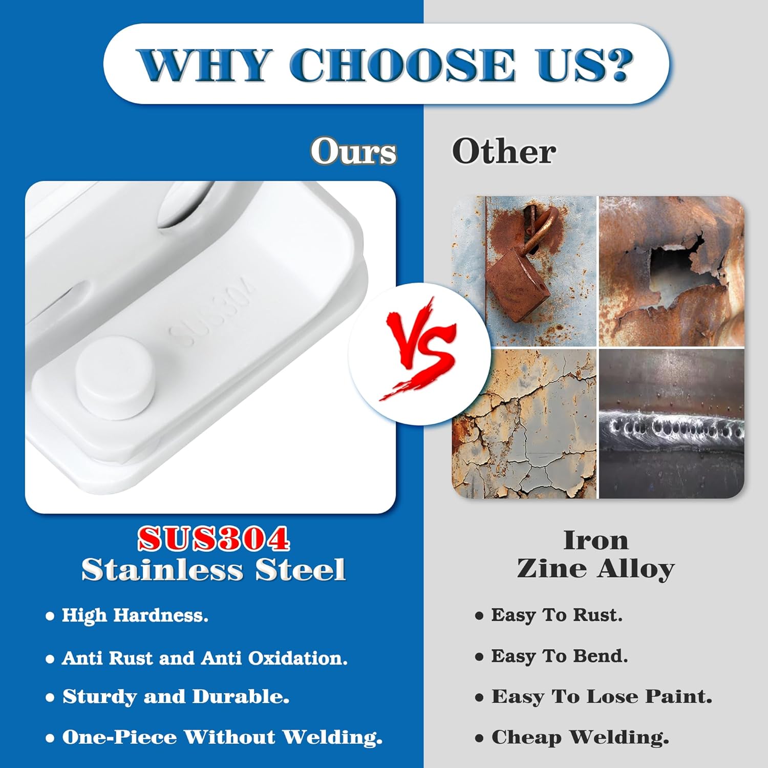 Alise Flip Latch,Gate Latches Slide Bolt Latch Safety Door Lock Catch for Barn Cabinet Pet Cage
