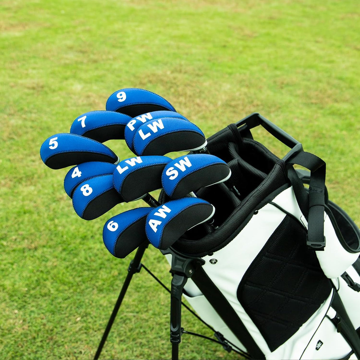 Golf Iron Covers for Golf Clubs Neoprene Golf Iron Cover Set 11pcs/10pcs Golf Iron Headcovers Golf