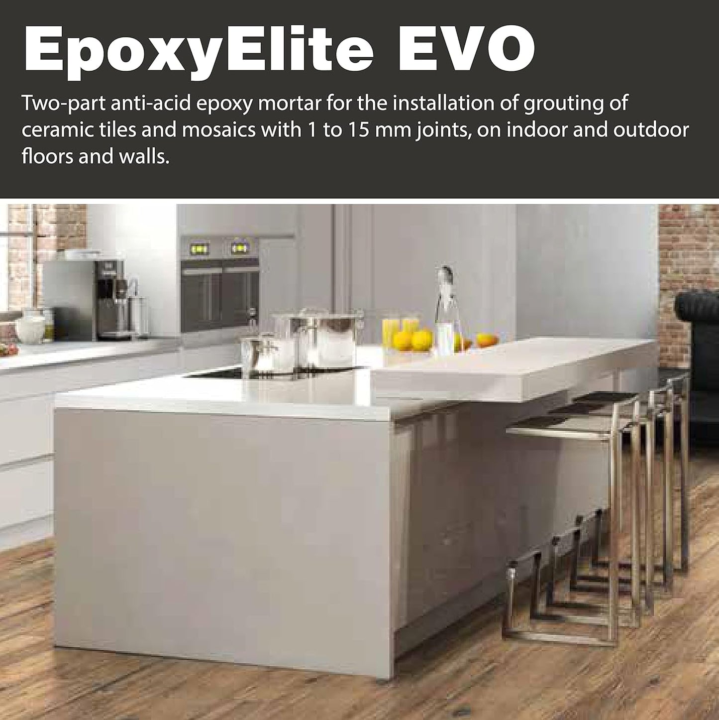 Tile Doctor EpoxyElite EVO 11 lbs./5 kg. Bucket of Litokol Beige 3 Epoxy Tile Grout TMPEEEVO002