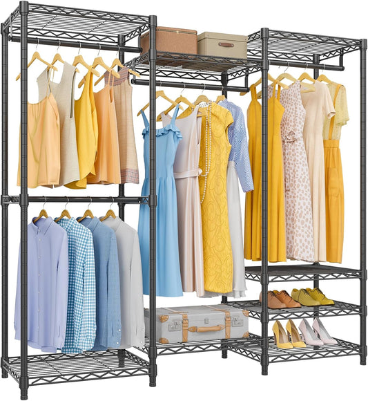 VIPEK V5 Medium Portable Closet Wardrobe Heavy Duty Clothes Rack, Freestanding Closet Metal