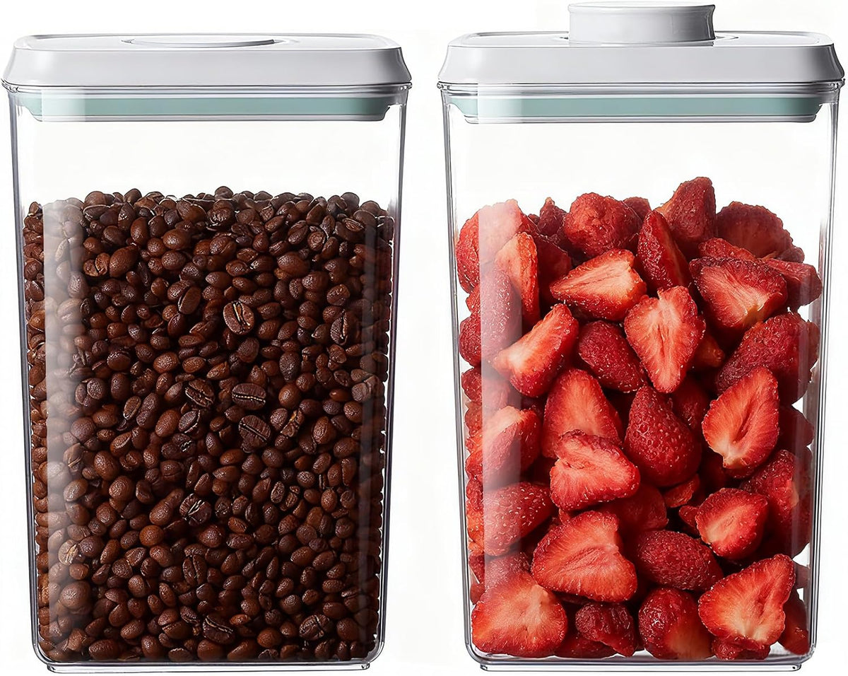 Pop Food Storage Containers Set Airtight Food Storage Containers with Pop Lids, Kitchen Pantry