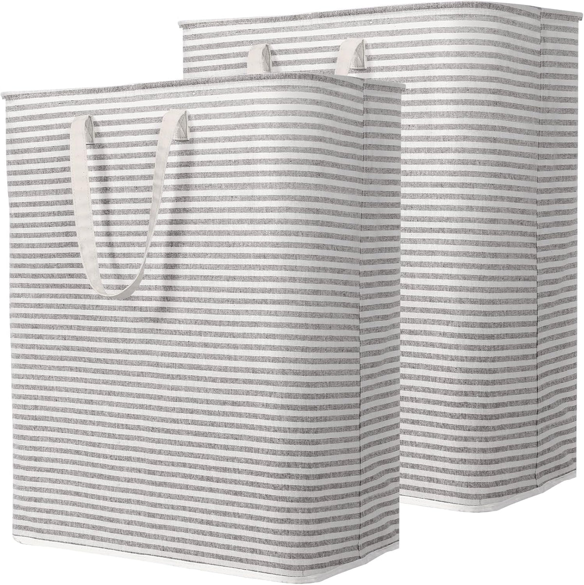 Lifewit 2 Pack Laundry Hamper Large Collapsible Laundry Baskets, Freestanding Waterproof Clothes