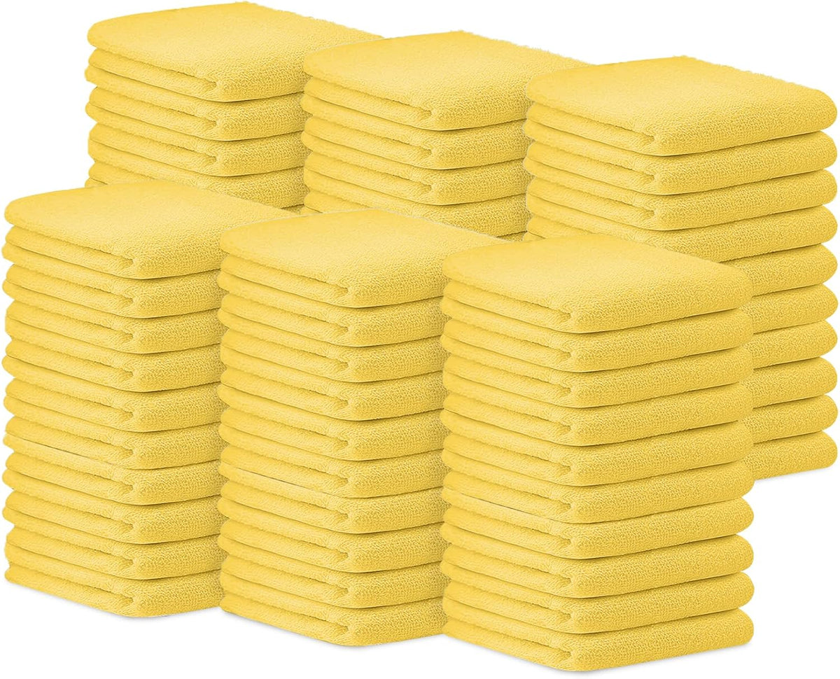 Avalon Towels Terry Bar Mop Towels (Value Pack of 60) Size 14"x17" – Absorbent and Durable