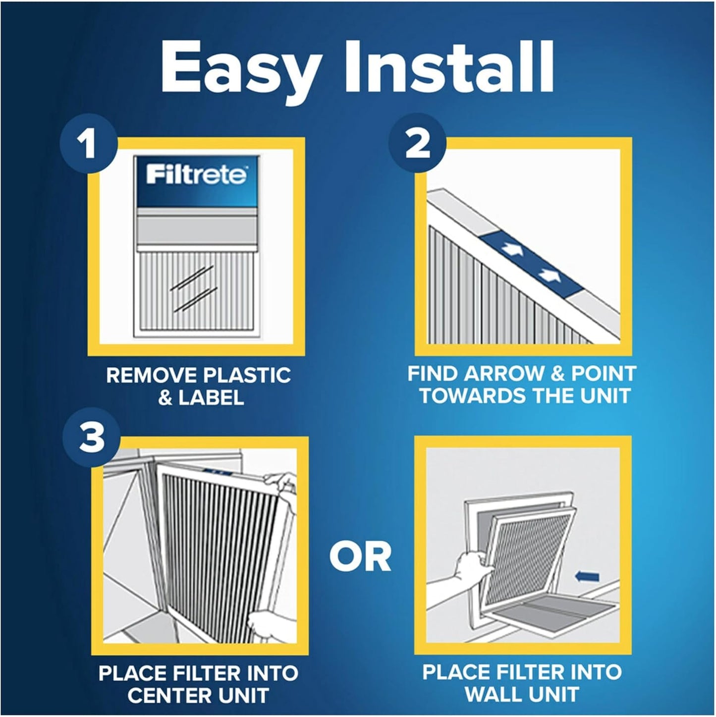 Filtrete 16x30x1 AC Furnace Air Filter, MERV 11, MPR 1000, Micro Allergen Defense, 3-Month Pleated