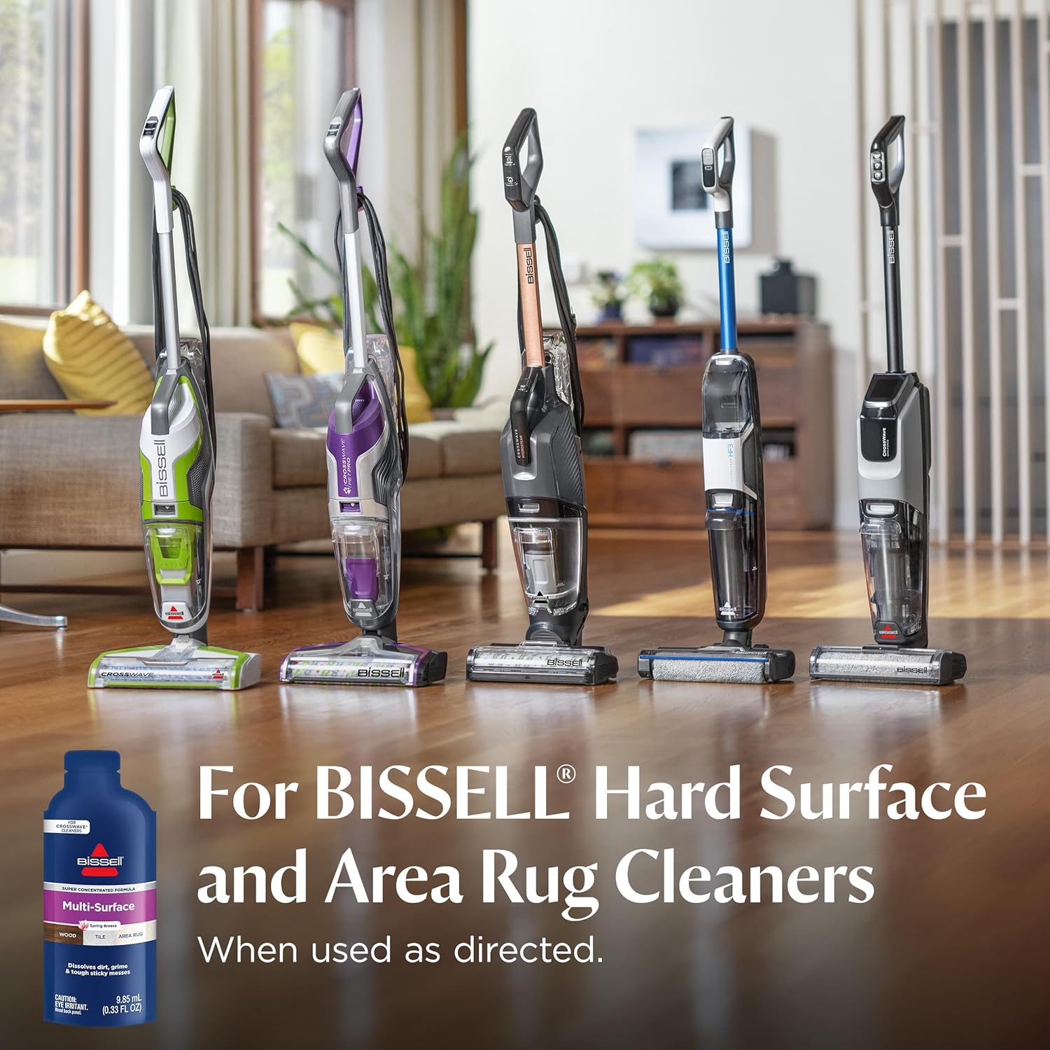 BISSELL NEW Multi-Surface Super Concentrate Cleaning Formula for Hard Surface and Area Rug