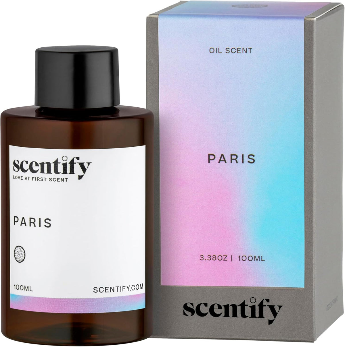 Scentify Paris Aroma Oil Refill Scent for Oil Diffusers - Berry, Floral, Amber, Powdery Scents