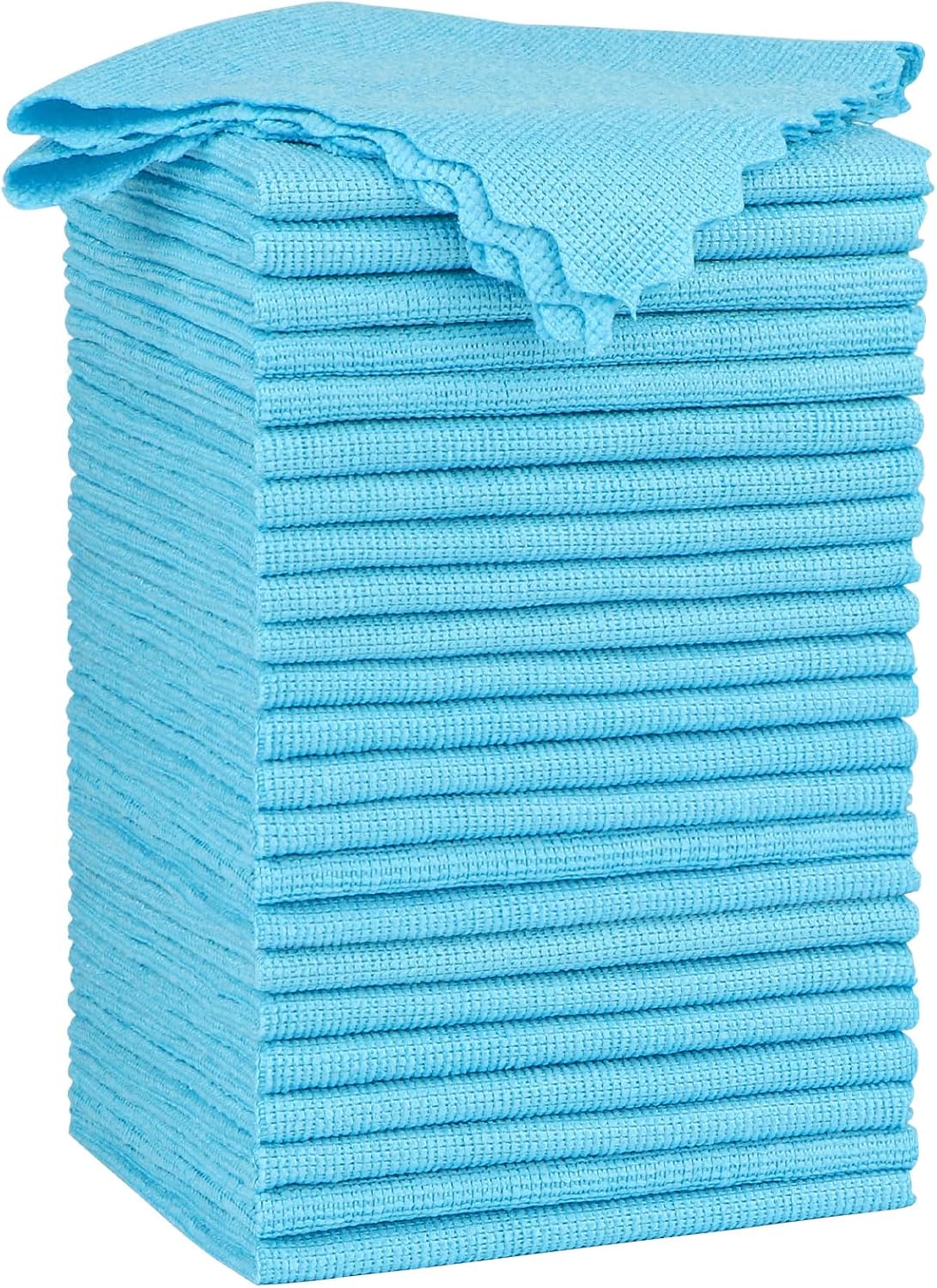 Orighty Cleaning Cloths 12x12 inch, Pack of 24, Highly Absorbent Microfiber Cleaning Supplies, Lint