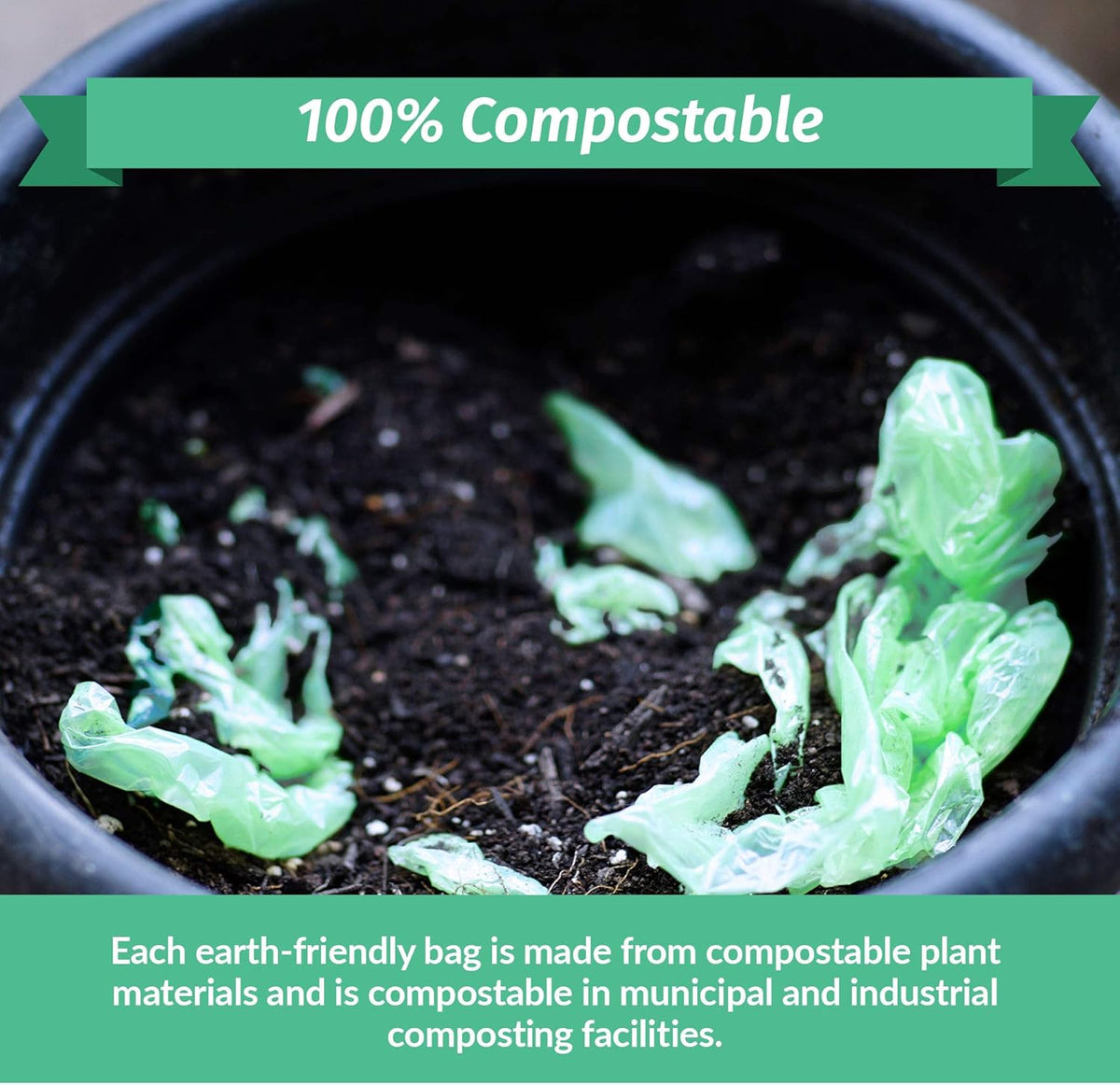 Reli. Compostable 33 Gallon Trash Bags | 80 Count Bulk | ASTM D6400 | Green | Eco-Friendly | For