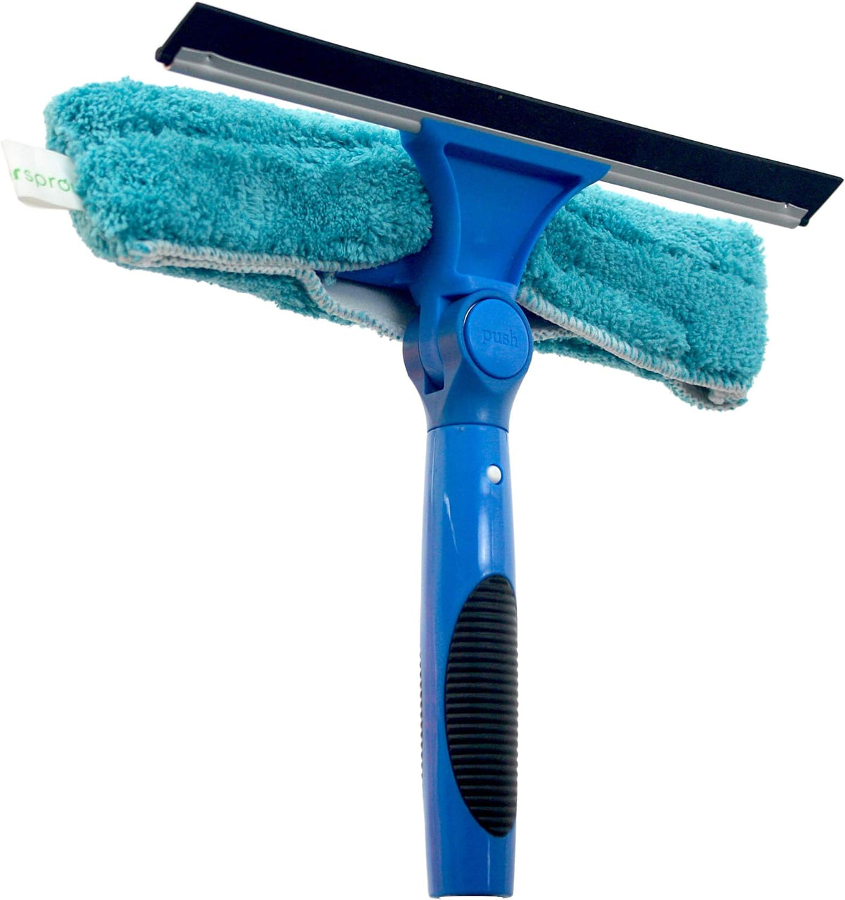 EVERSPROUT Swivel Squeegee & Microfiber Glass Window Scrubber, Light-Weight Window Cleaning Kit