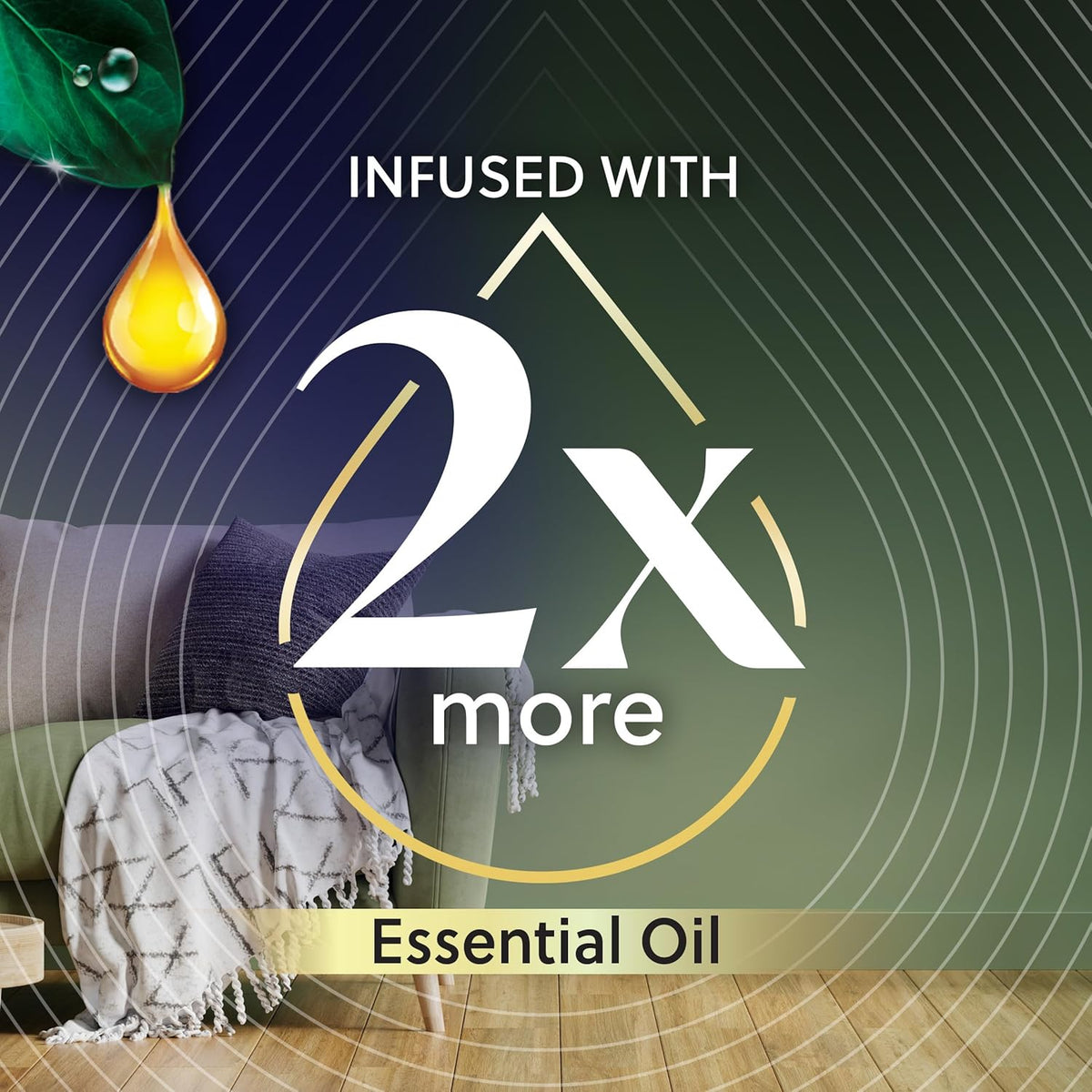 Air Wick Plug In Vibrant Scented Oil, Campfire + Winter Woods, Air Fresheners for Home Long