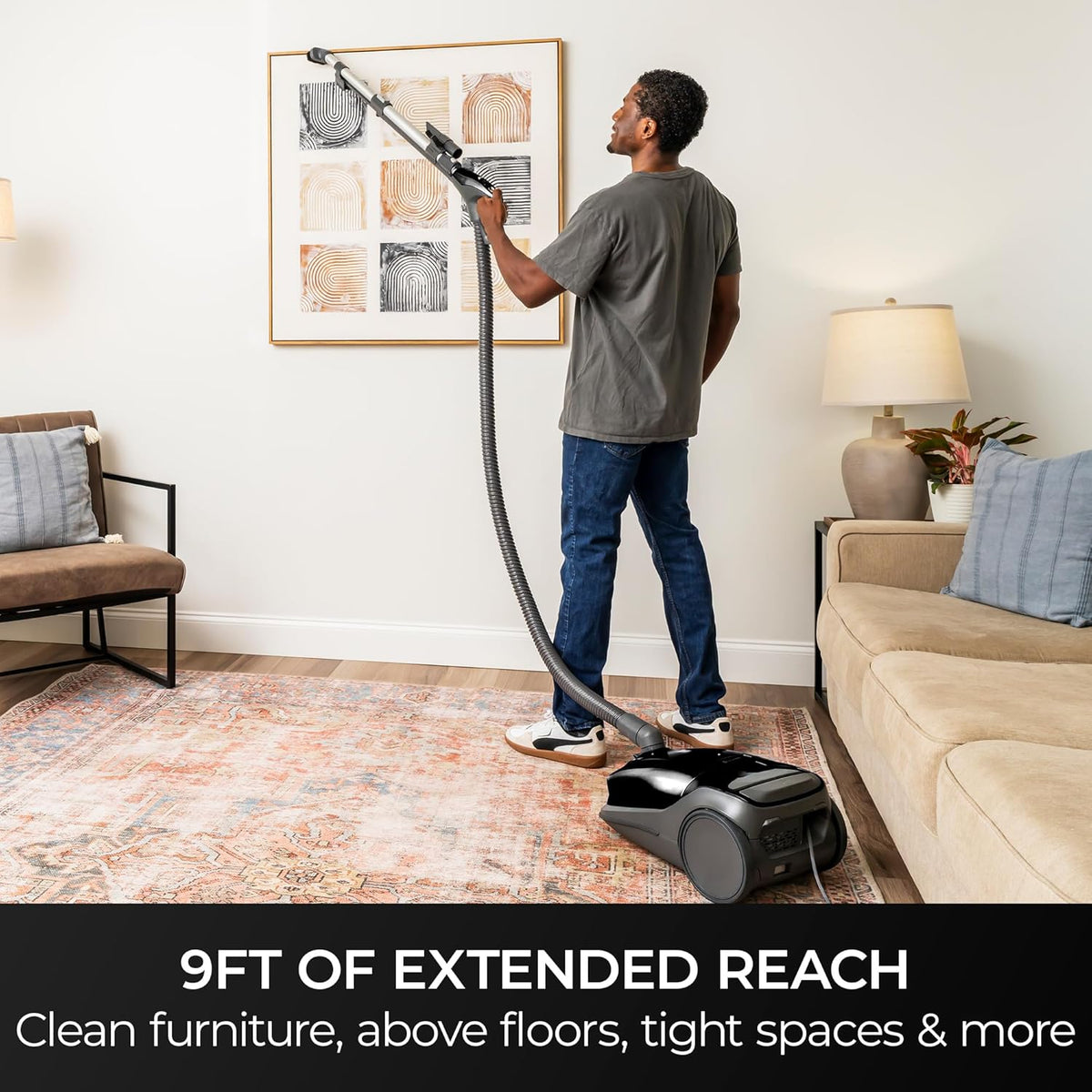 Kenmore BC3006 400 Series Pet Friendly Lightweight Bagged Canister Vacuum Cleaner 2-Motor Design