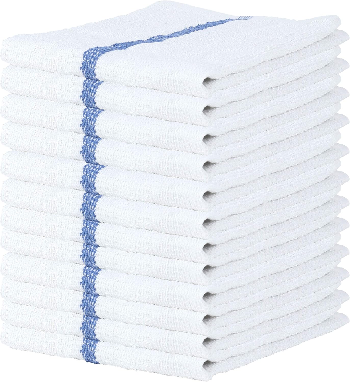 Arkwright Qwick Wick Bar Mop Towels - (Pack of 12) 100% Cotton Quick Dry Dishcloths, Super