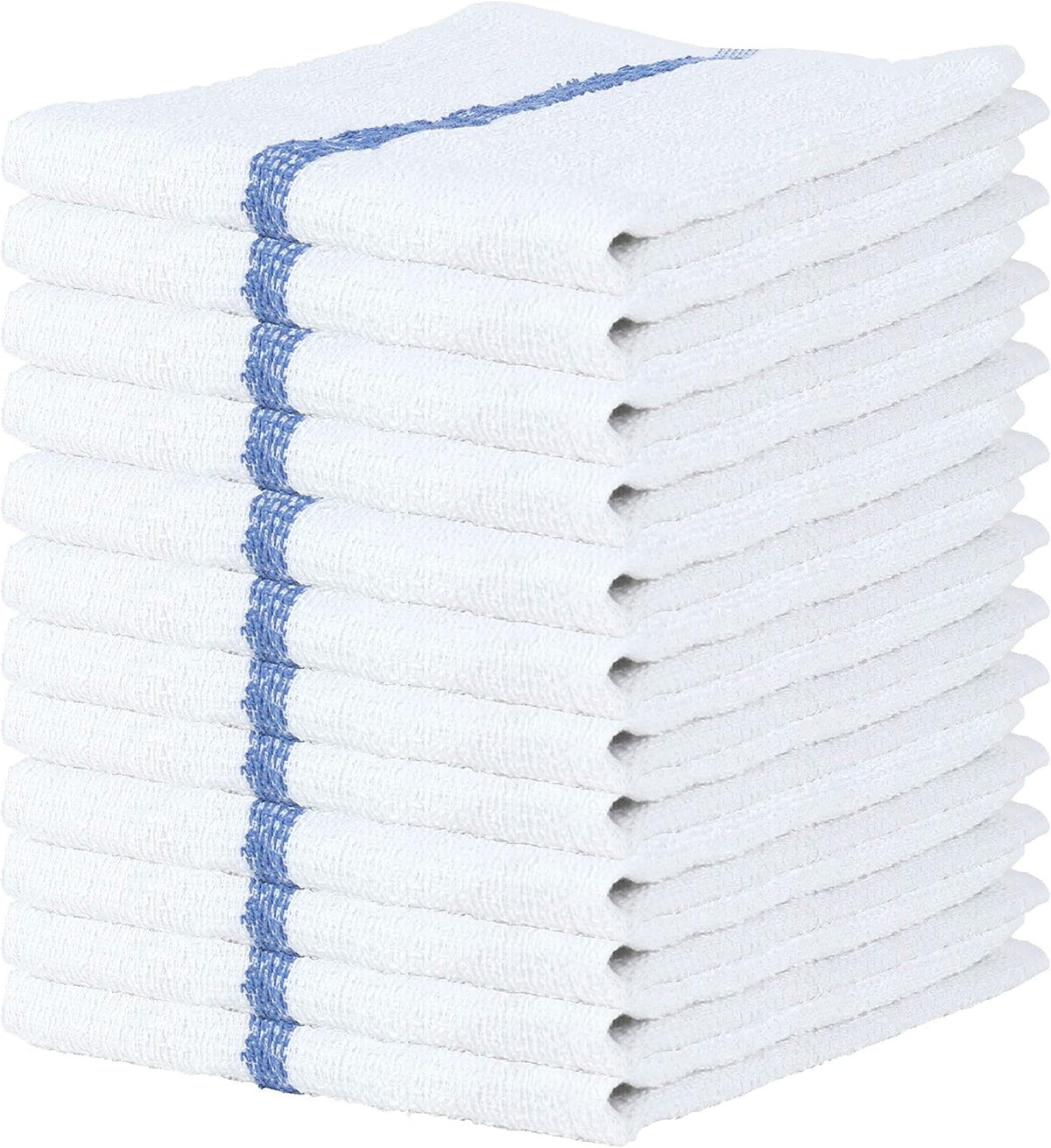 Arkwright Qwick Wick Bar Mop Towels - (Pack of 12) 100% Cotton Quick Dry Dishcloths, Super