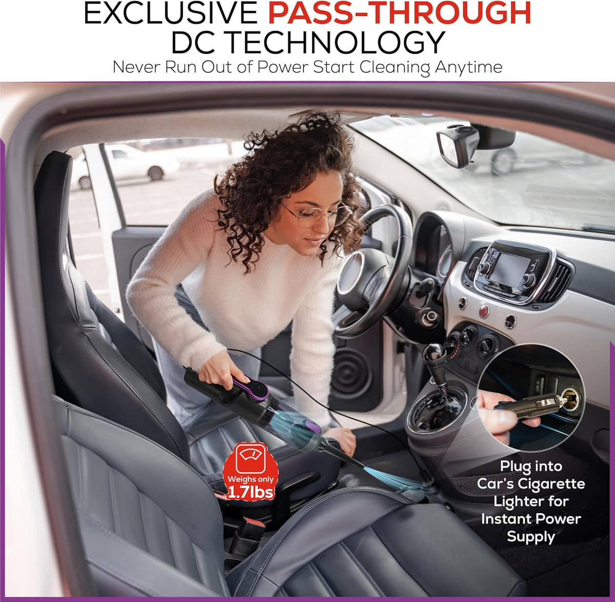 Car Vaccum Cleaner - 2 in 1 Handheld, High Power, Portable Vaccum Cordless & Corded + Blower with