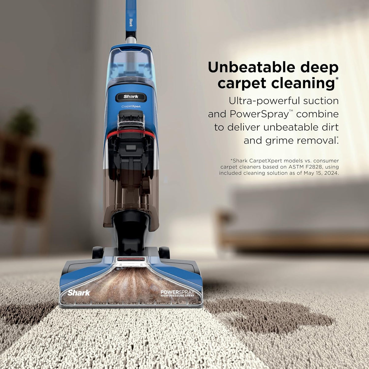Shark CarpetXpert Upright Carpet & Area Rug Cleaner, Perfect for Pets, Lightweight & Powerful