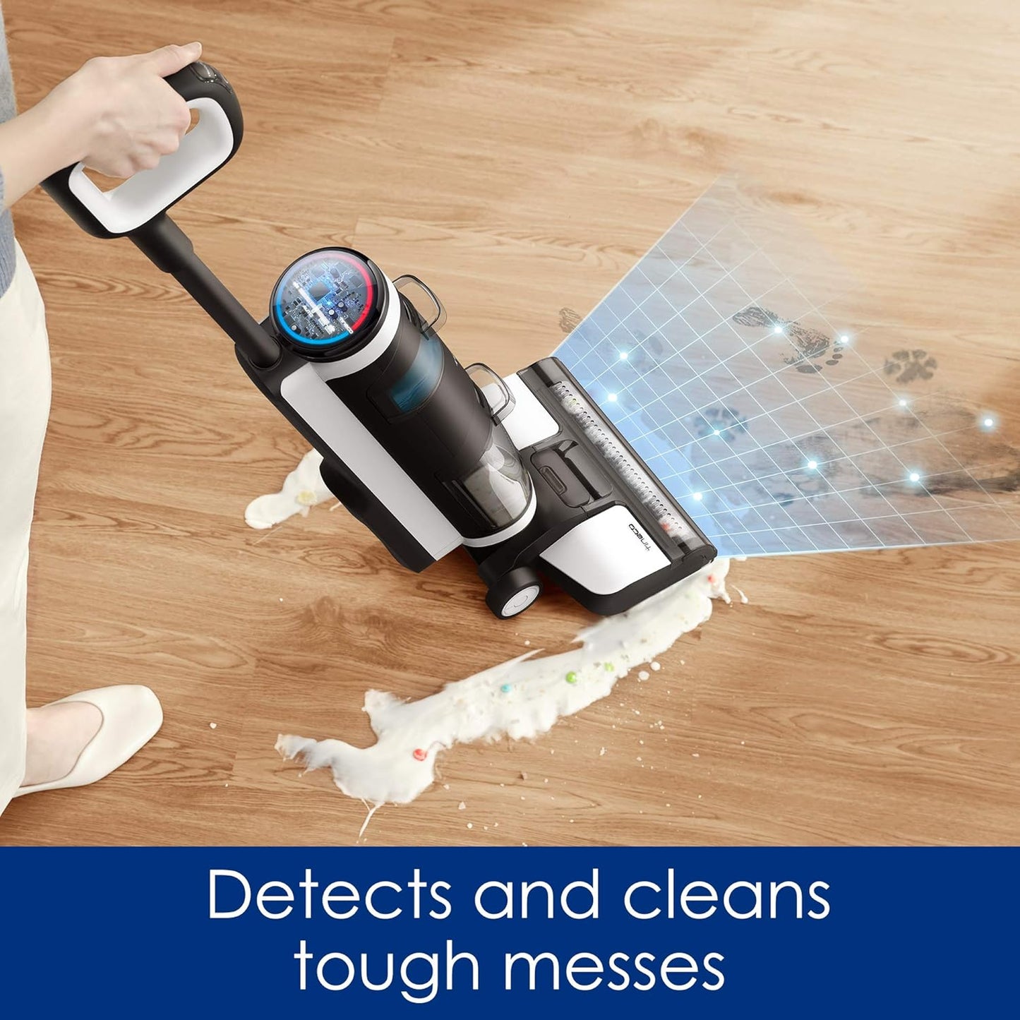 Tineco Floor ONE S3 Cordless Hardwood Floors Cleaner, Lightweight Wet Dry Vacuum Cleaners for