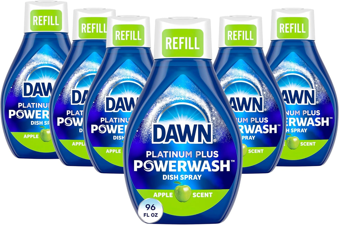 Dawn Platinum Powerwash Dish Spray, Dish Soap Cleaning Spray, Apple Scent Refill, Dish Soap Liquid