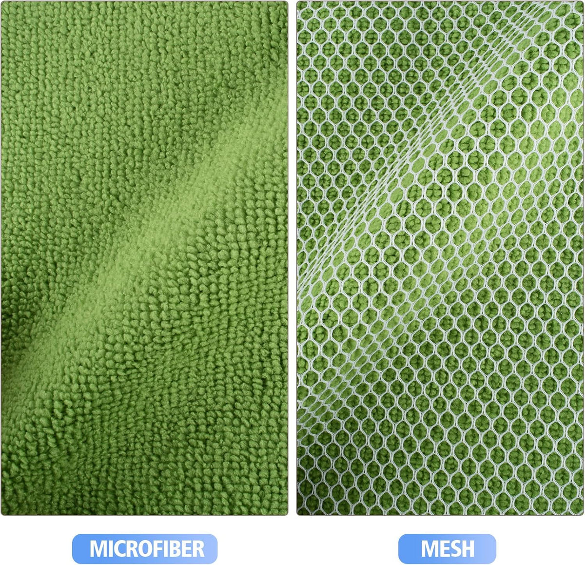 KinHwa Kitchen Washcloths for Dishes Absorbent Microfiber Dish Cloths Quick Dry Dish Rags with Poly